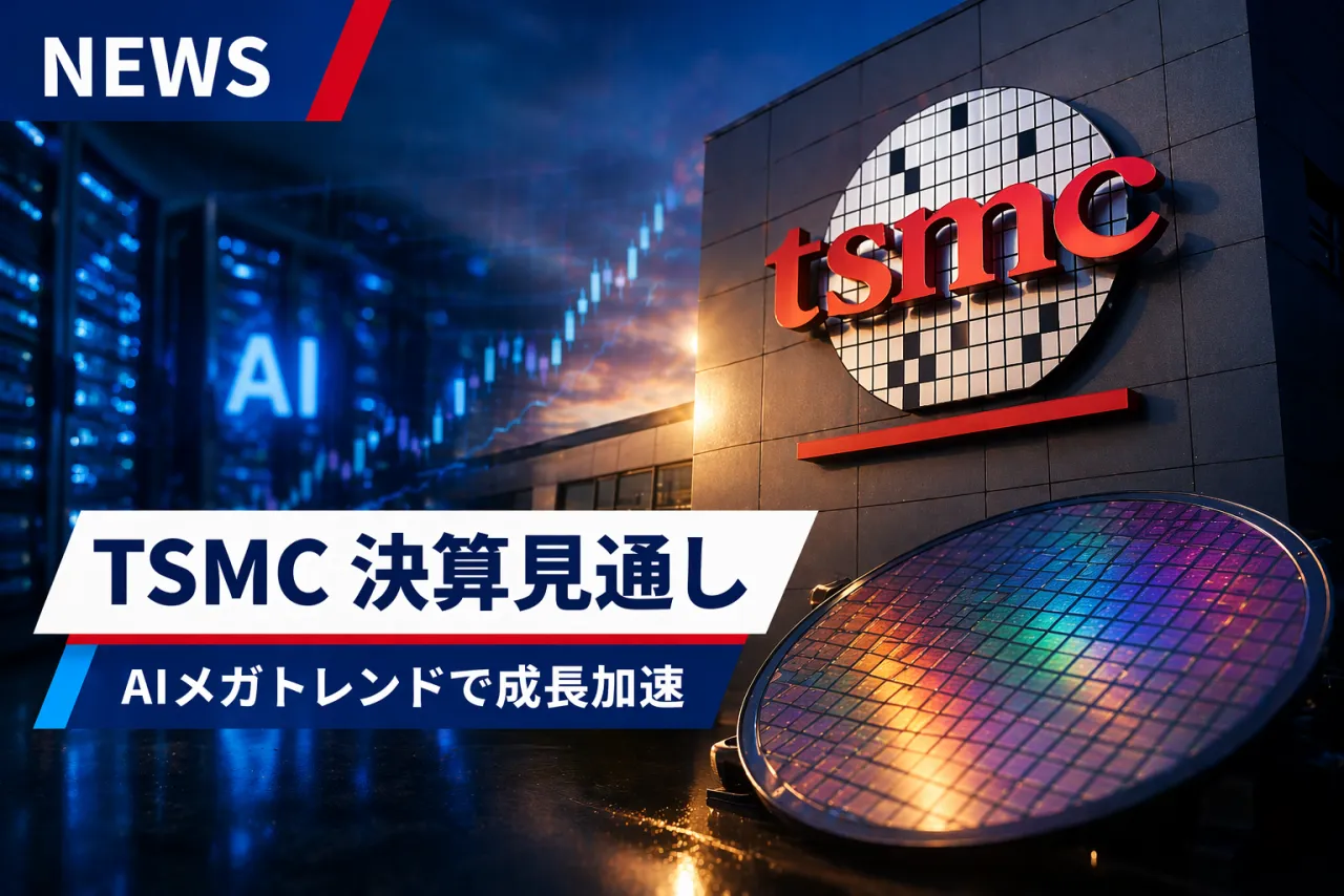 TSMCがAI需要で業績予測を上方修正、中東情勢リスクも警告